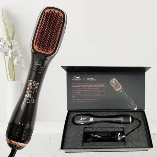 Joy Professional Styling Brush – 2-in-1 Hair Dryer & Straightener