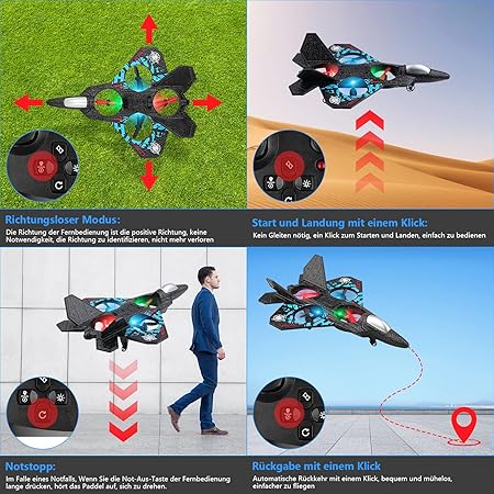 Remote Controlled Aeroplane L0712 – 80m Range – 360° Stunts