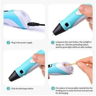3D Printing Doodler Pen – Safe for Kids – Adjustable Speed & Temp