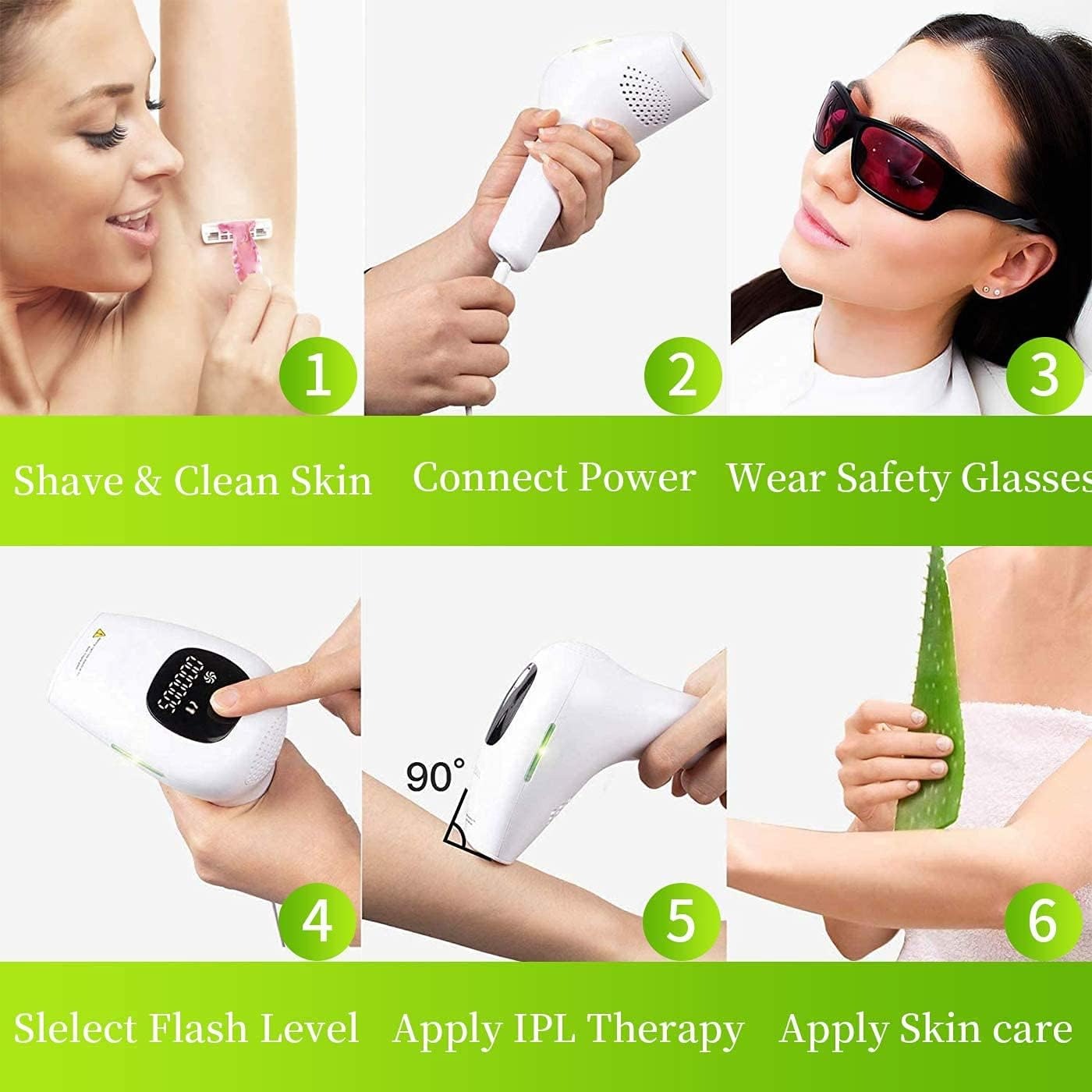 IPL Hair Removal System – Permanent Laser Epilator