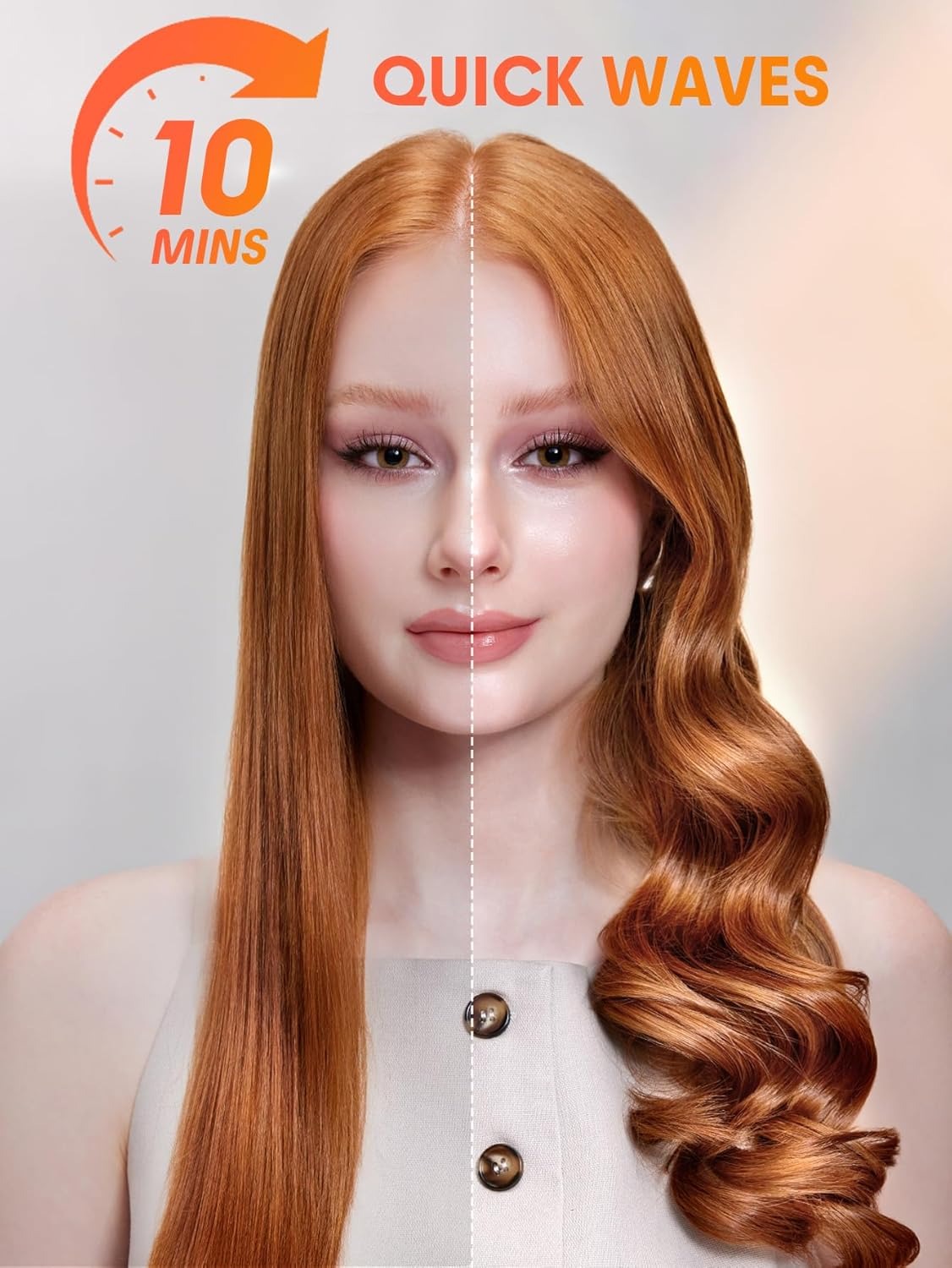 Automatic Curling Iron – Fast Heating, Anti-Burn & Travel Ready