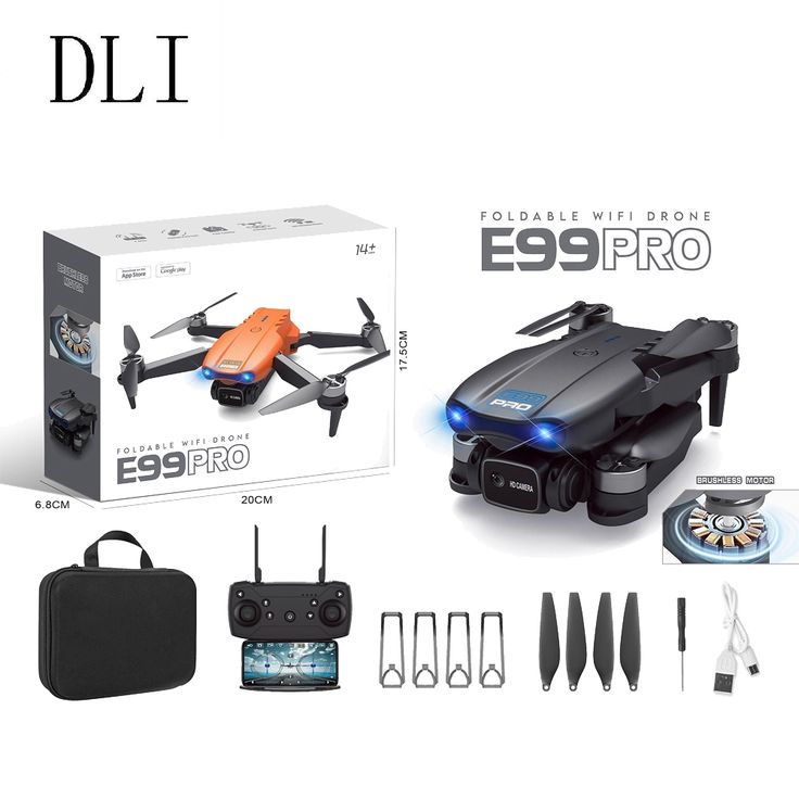 E99 Remote Control Dual Camera Drone – 4K HD