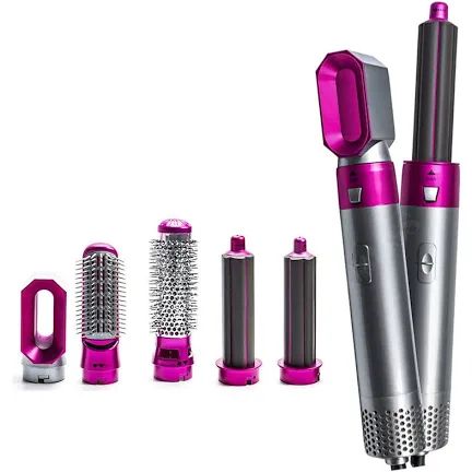 Hot Air Brush 5 in 1 Hair Dryer Brush – Straighten, Curl & Volumize
