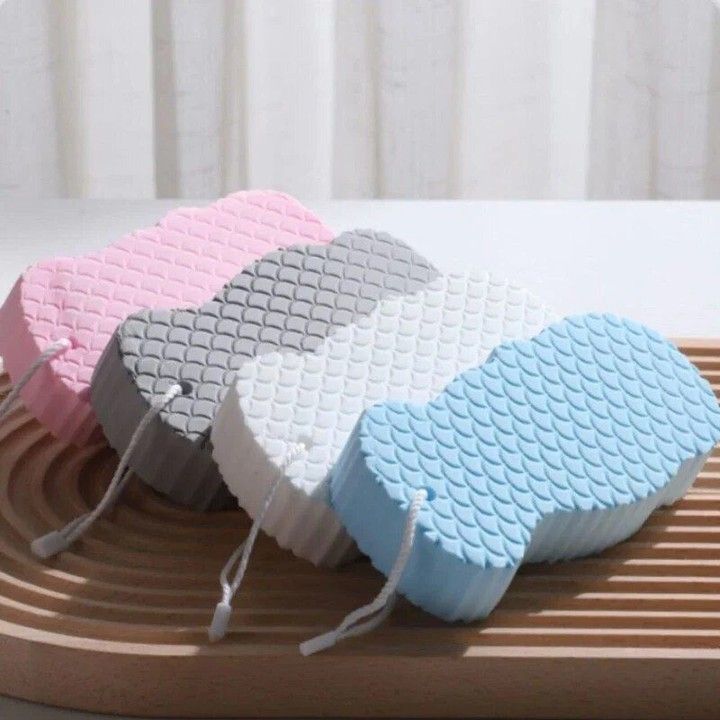 Exfoliating Bath Sponge – Gentle Deep Cleaning
