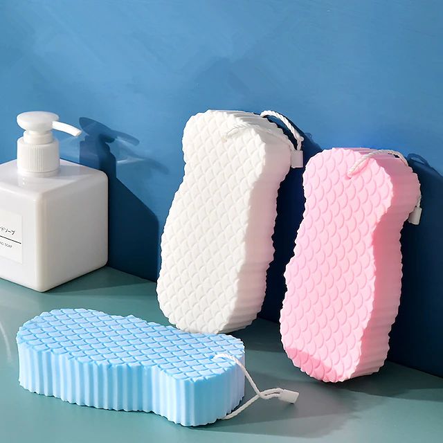 Exfoliating Bath Sponge – Gentle Deep Cleaning