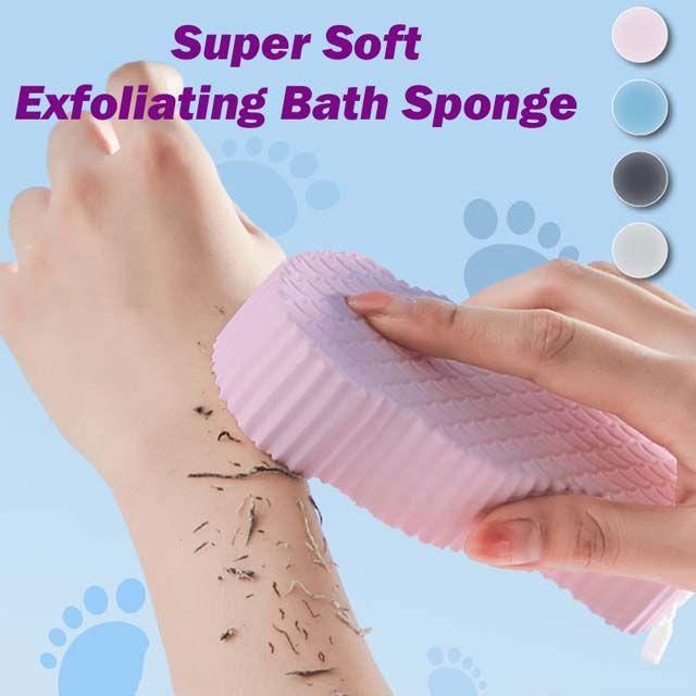 Exfoliating Bath Sponge – Gentle Deep Cleaning