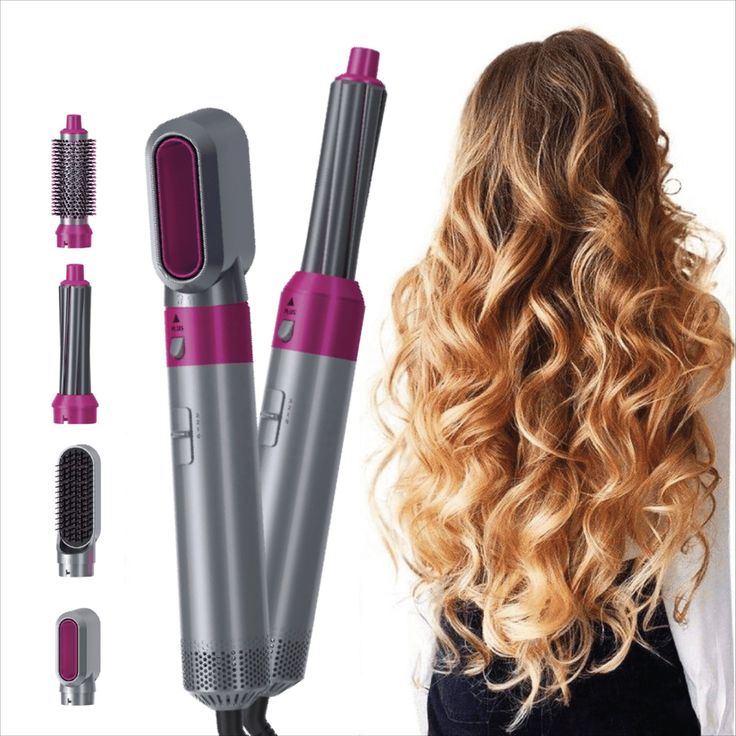 Hot Air Brush 5 in 1 Hair Dryer Brush – Straighten, Curl & Volumize