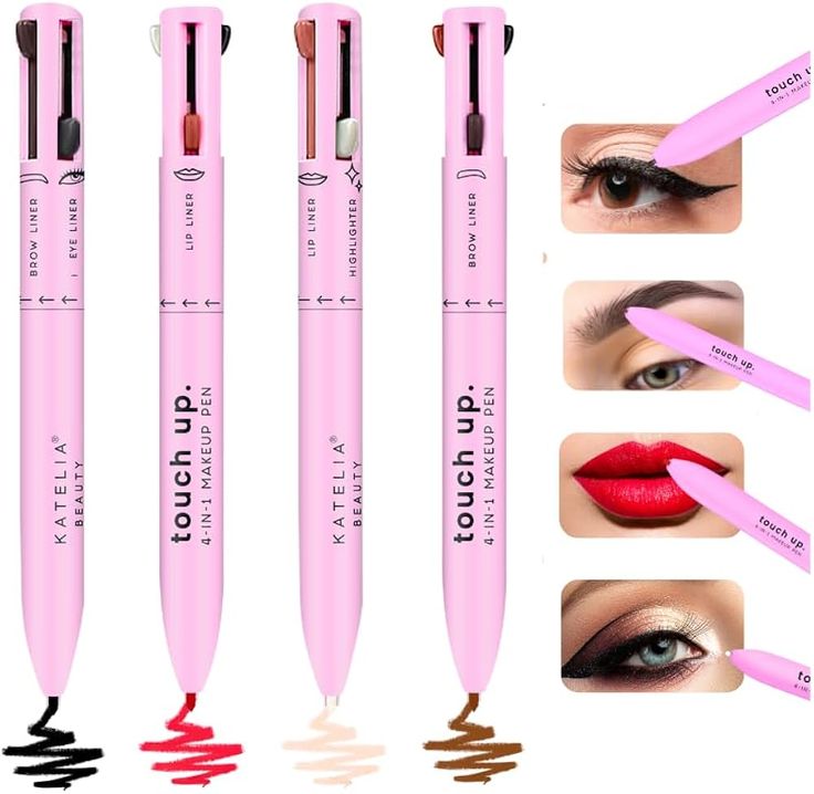 4-in-1 Makeup Pen – Brow, Eye, Lip Liner & Highlighter