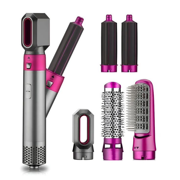 Hot Air Brush 5 in 1 Hair Dryer Brush – Straighten, Curl & Volumize
