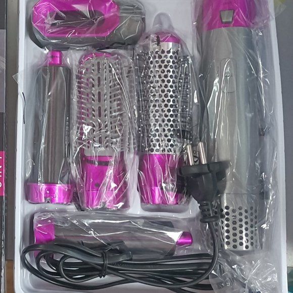 Hot Air Brush 5 in 1 Hair Dryer Brush – Straighten, Curl & Volumize