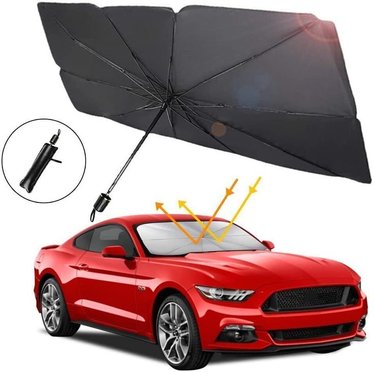 Car Windshield Sunshade – Foldable Front Window Cover