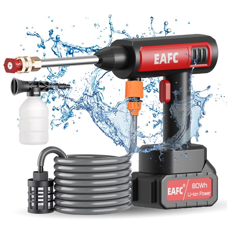 Portable Cordless Pressure Washer For Car – 48V, 40Bar