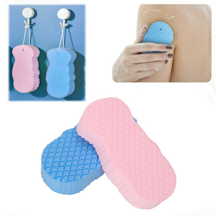 Exfoliating Bath Sponge – Gentle Deep Cleaning