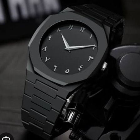 Arabic Aura Watch – All Black Edition