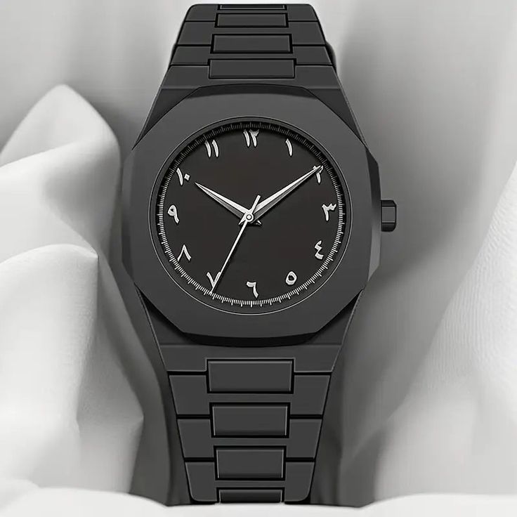 Arabic Aura Watch – All Black Edition