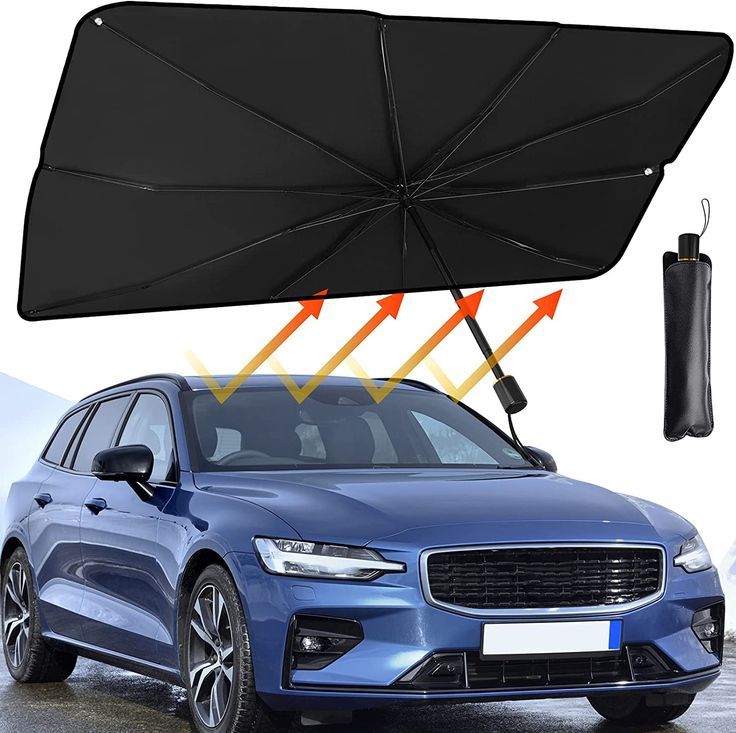 Car Windshield Sunshade – Foldable Front Window Cover