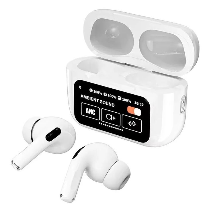 Wireless Bluetooth Earphones with Touch Screen & Smart Color Display