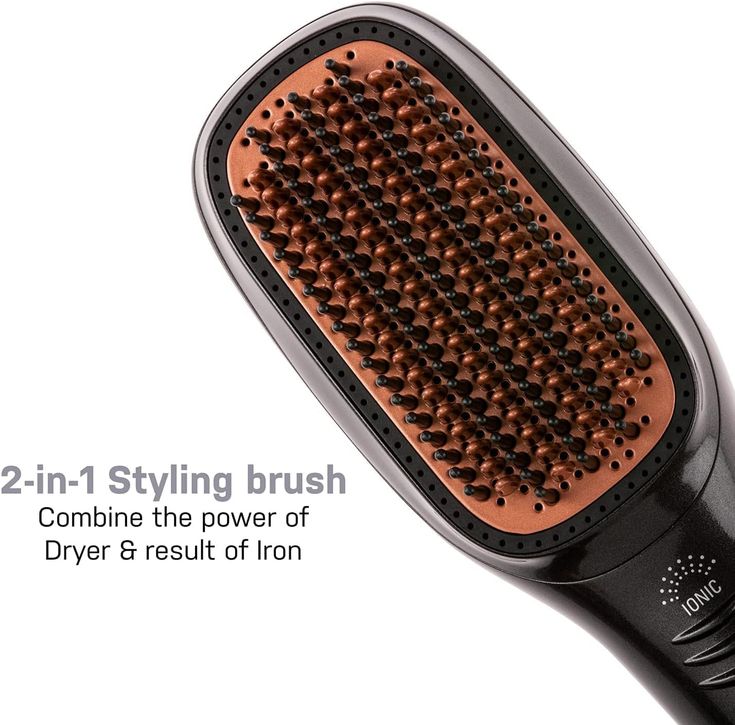 Joy Professional Styling Brush – 2-in-1 Hair Dryer & Straightener