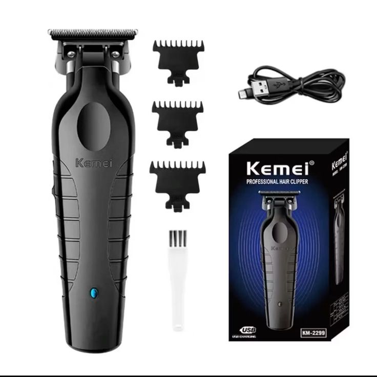 KEMEI 2299 Trimmer For Men – Professional DLC Blade & Quiet Motor