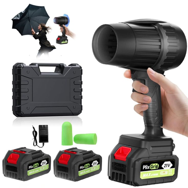 Jet Blower with Charger & 2 x Battery