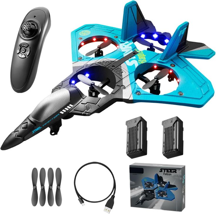 Remote Controlled Aeroplane L0712 – 80m Range – 360° Stunts