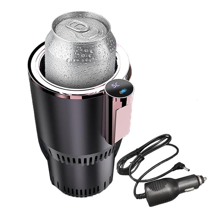2-in-1 Heating & Cooling Car Cup Holder – Beverage Warmer & Cooler