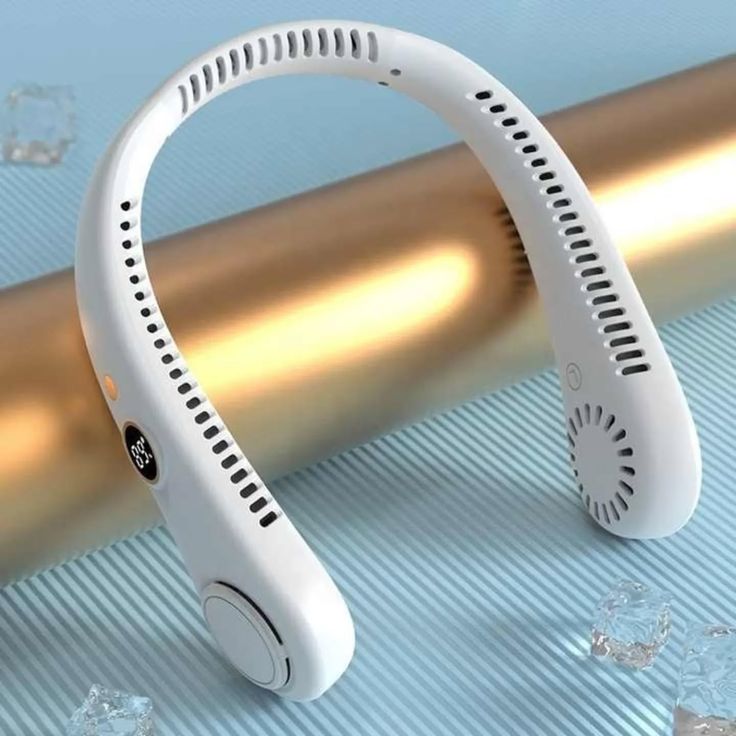 Vaneless Neck Hanging Fan – Portable & Hands-Free Cooling