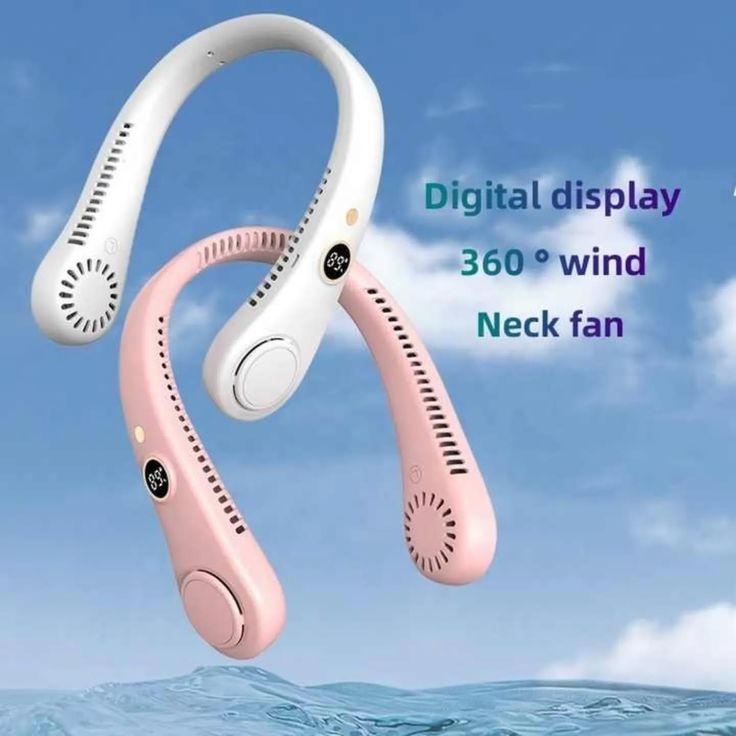 Vaneless Neck Hanging Fan – Portable & Hands-Free Cooling