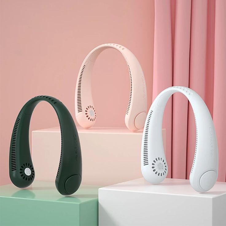 Vaneless Neck Hanging Fan – Portable & Hands-Free Cooling