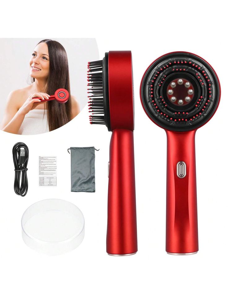 Scalp Massager – Electric Head Massage Brush with Essential Oil Applicator