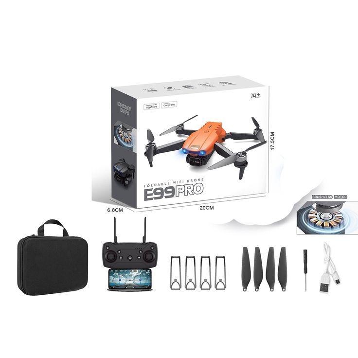 E99 Remote Control Dual Camera Drone – 4K HD