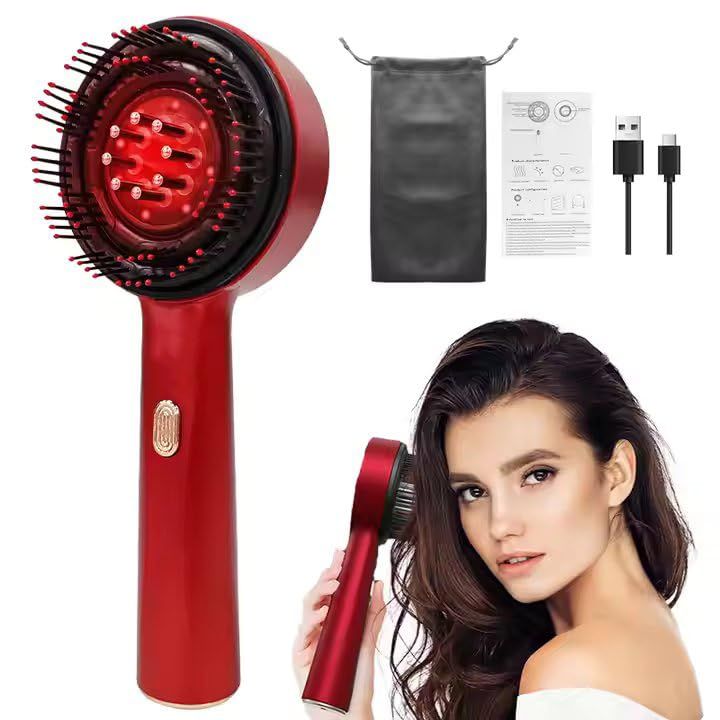Scalp Massager – Electric Head Massage Brush with Essential Oil Applicator