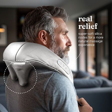 Professional Wireless Neck Shoulder Back Massager – Deep Tissue & Heat
