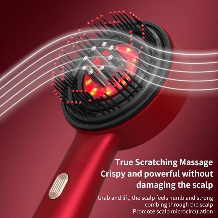 Scalp Massager – Electric Head Massage Brush with Essential Oil Applicator