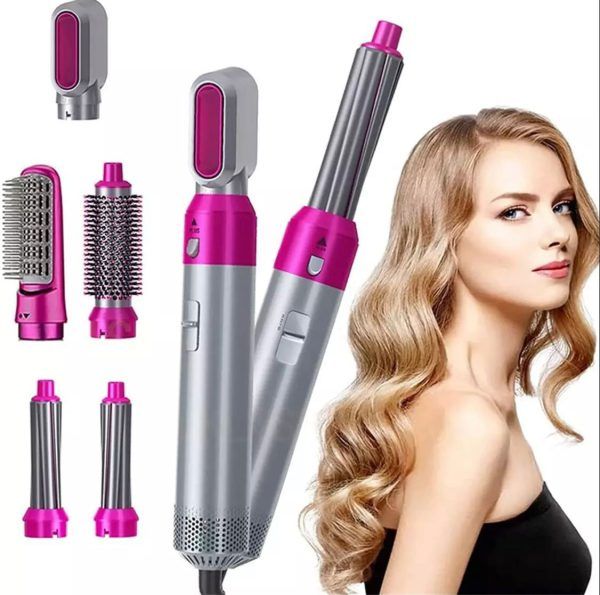 Hot Air Brush 5 in 1 Hair Dryer Brush – Straighten, Curl & Volumize