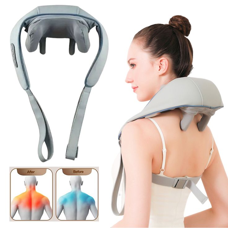 Professional Wireless Neck Shoulder Back Massager – Deep Tissue & Heat