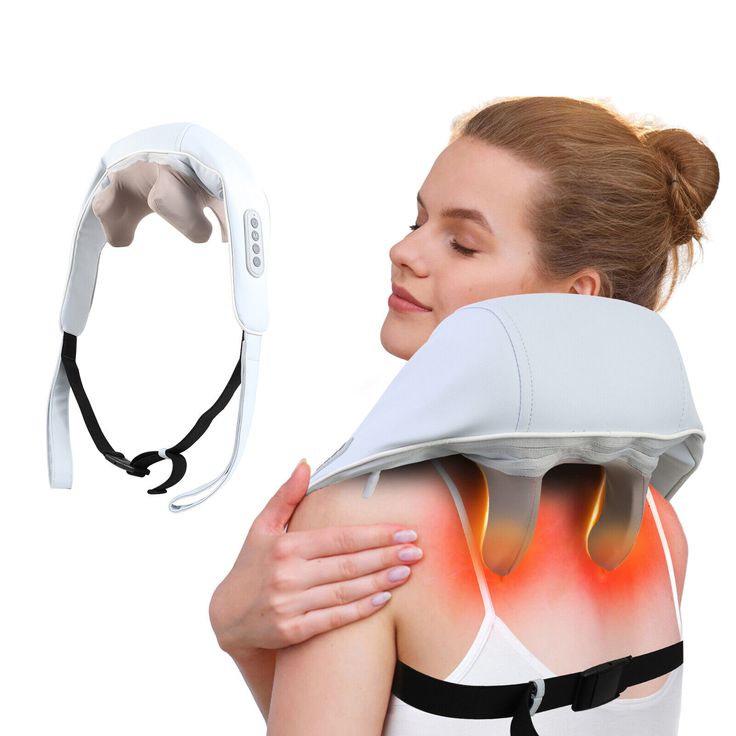 Professional Wireless Neck Shoulder Back Massager – Deep Tissue & Heat