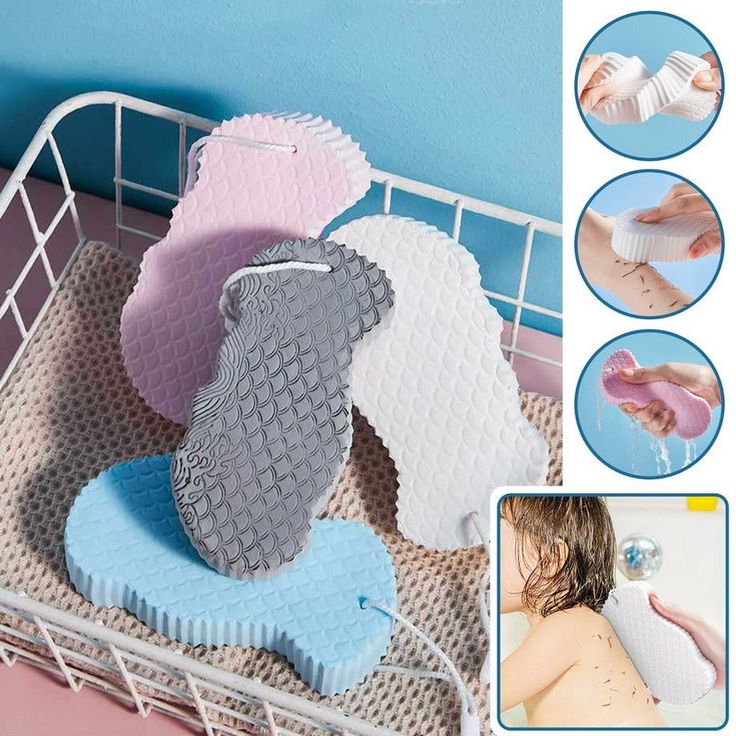Exfoliating Bath Sponge – Gentle Deep Cleaning